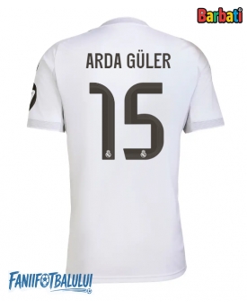 Real Madrid Arda Guler #15 Tricou Fotbal Replică 2025-26 Barbati Acasa